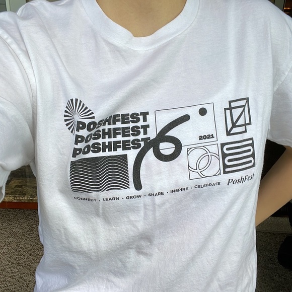 POSHFEST 2021 POSH logo party POSHMARK celebration SWAG POSHFEST 2022 fit check - Picture 13 of 14